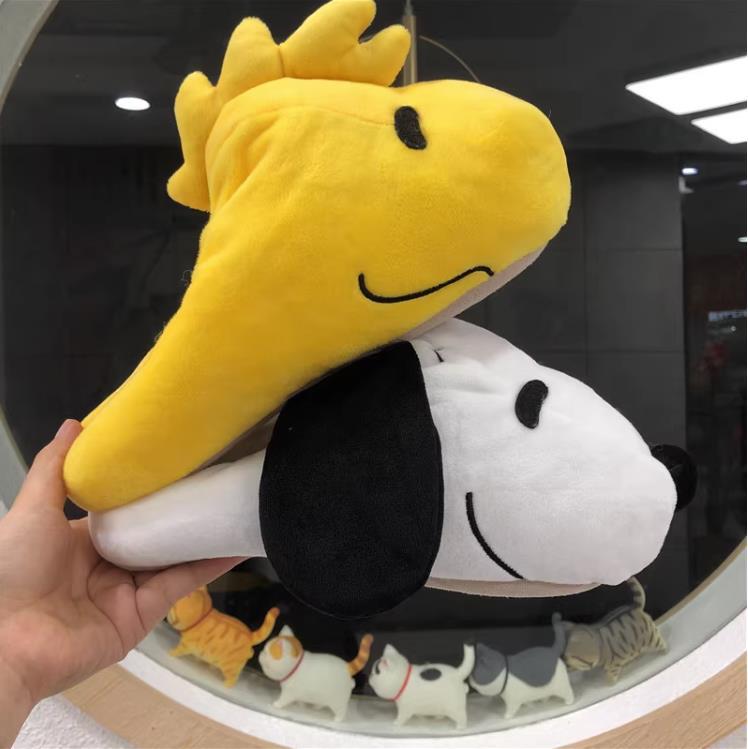 Winter Clothing For Dogs - Cute Snoopy Plush Slippers Women Cartoon