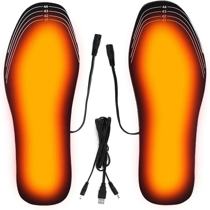 Heated Insole Rechargeable - USB Heated Shoe Insoles Electric Foot