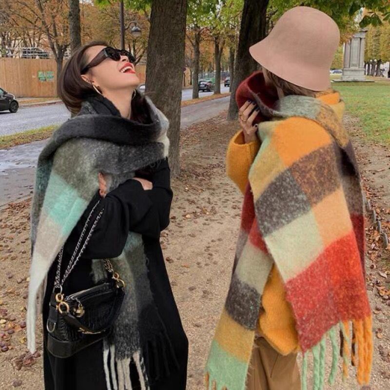 Cashmere Scarf Wrap - NEW Luxury Winter Thick Warm Scarf