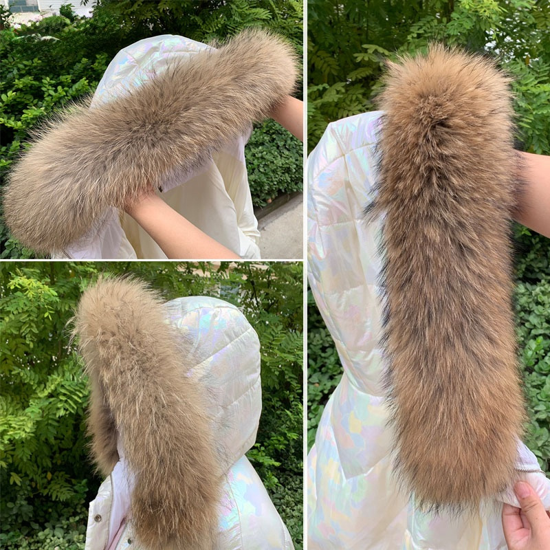 Winter Clothing Items - Real Fur Collar for Coat Parkas