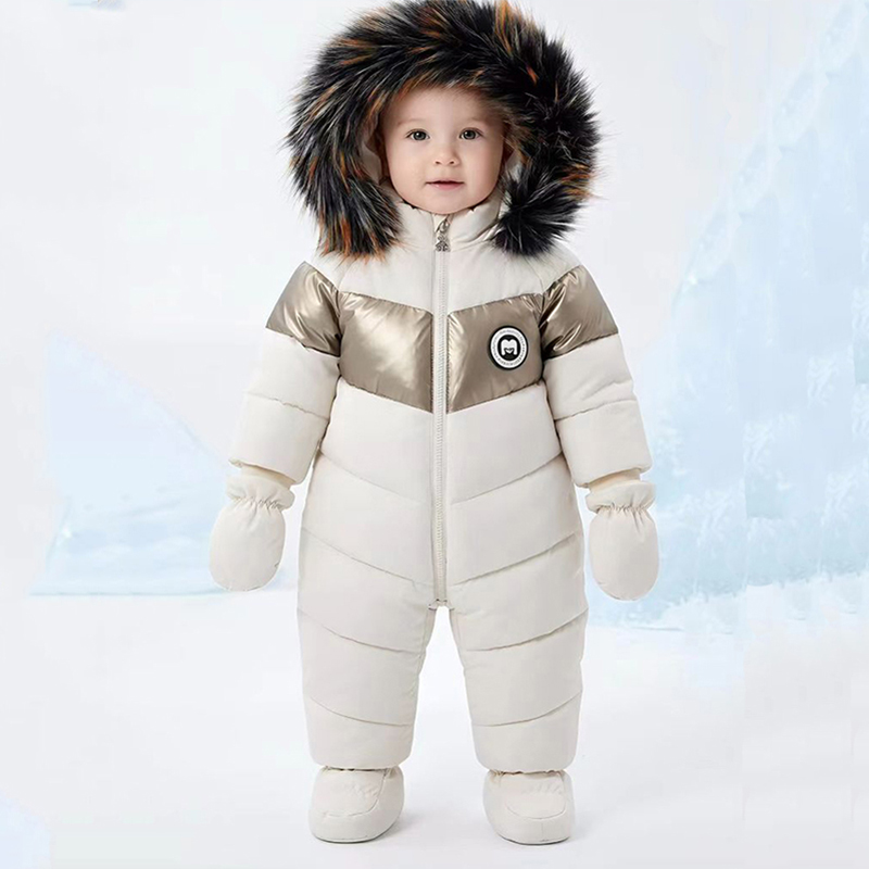 Winter Clothing Baby - Winter Newborn Baby Romper With Gloves