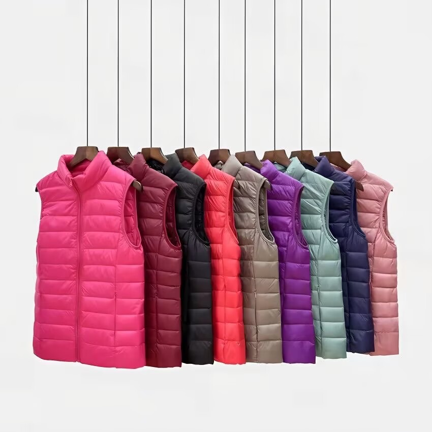 Down Vest Ultralight - Women Sleeveless Vest Jackets Winter Fashion