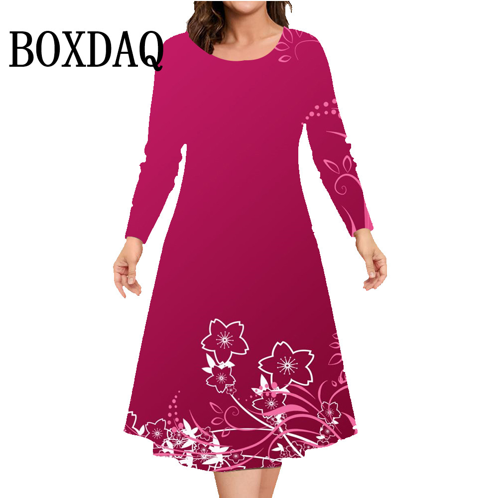 Autumn Winter Long Sleeve Dres - Winter Clothing Line recension och pris