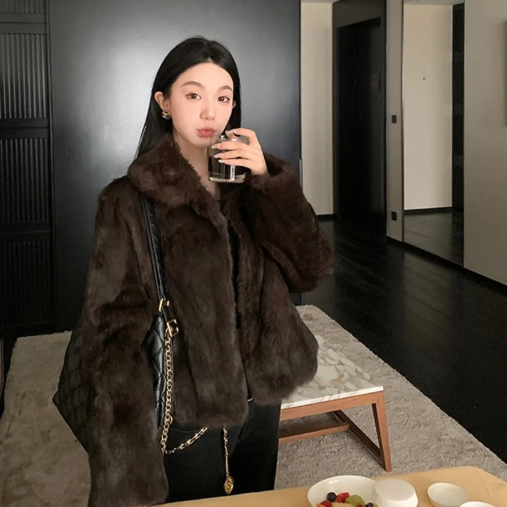 Natural Rabbit Fur Coat Women  - Winter Clothing Wholesale recension och pris