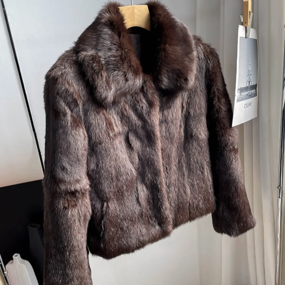 Natural Rabbit Fur Coat Women  - Winter Clothing Wholesale recension och pris