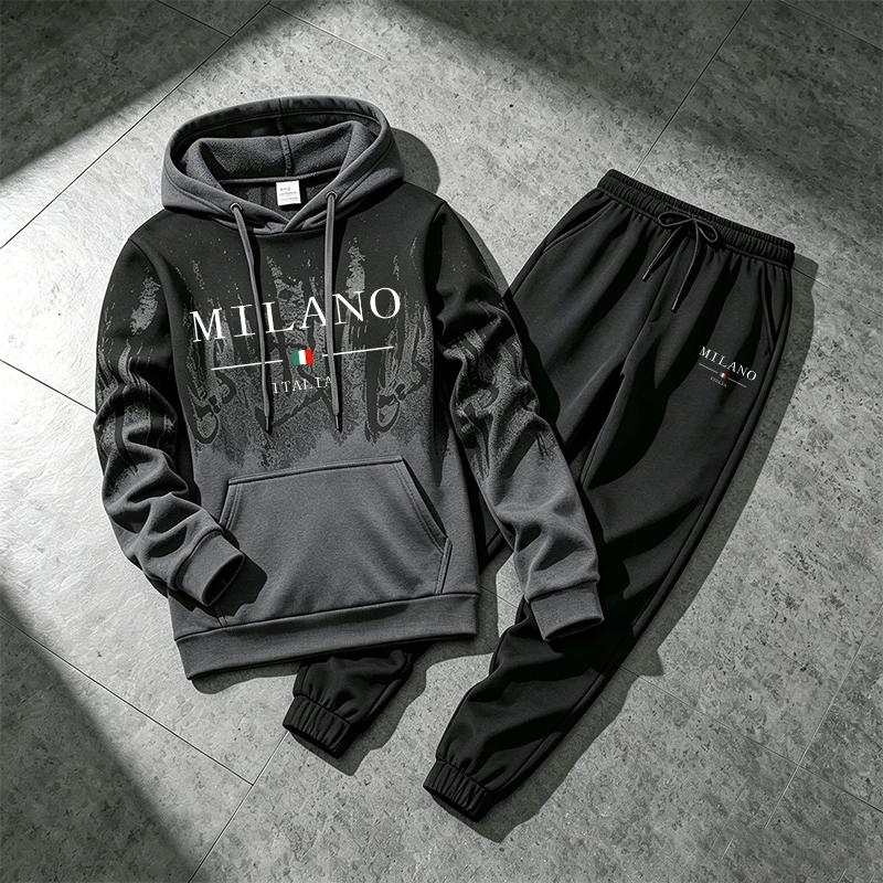Splashed ink Men's Hoodie Trac - Winter Clothing Men recension och pris