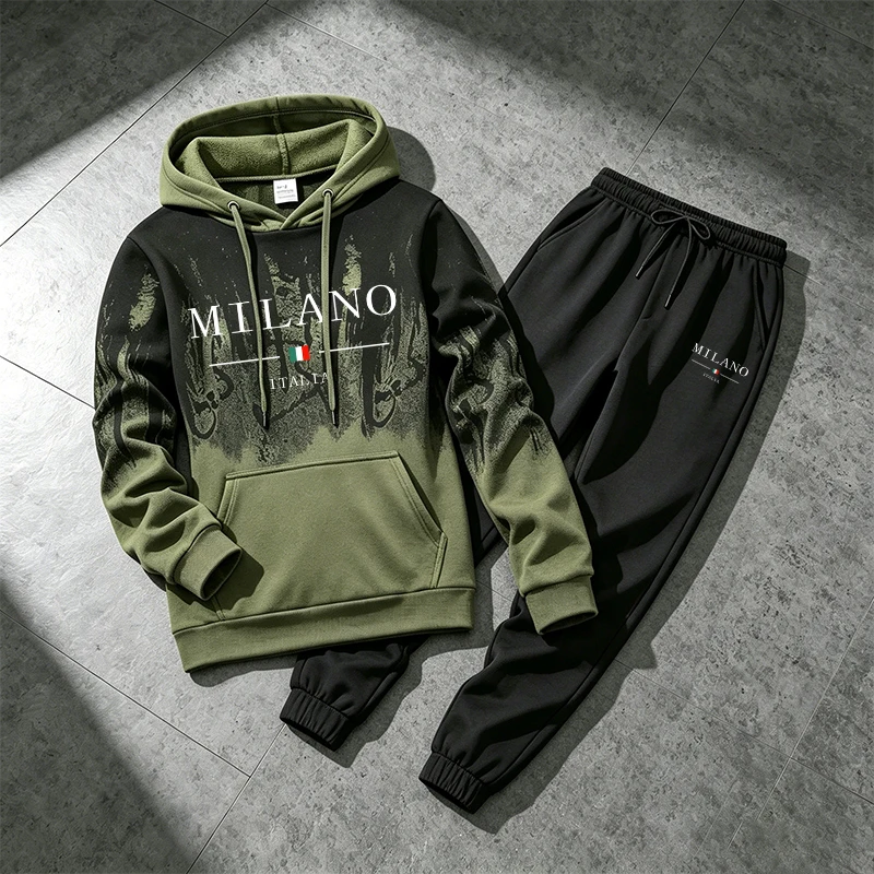 Splashed ink Men's Hoodie Trac - Winter Clothing Men recension och pris