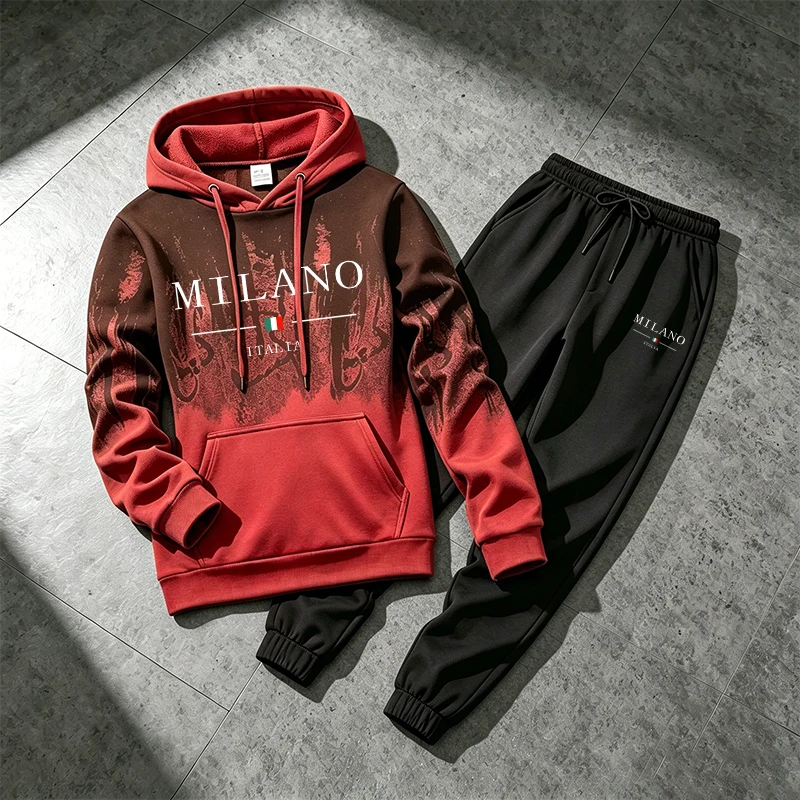 Splashed ink Men's Hoodie Trac - Winter Clothing Men recension och pris