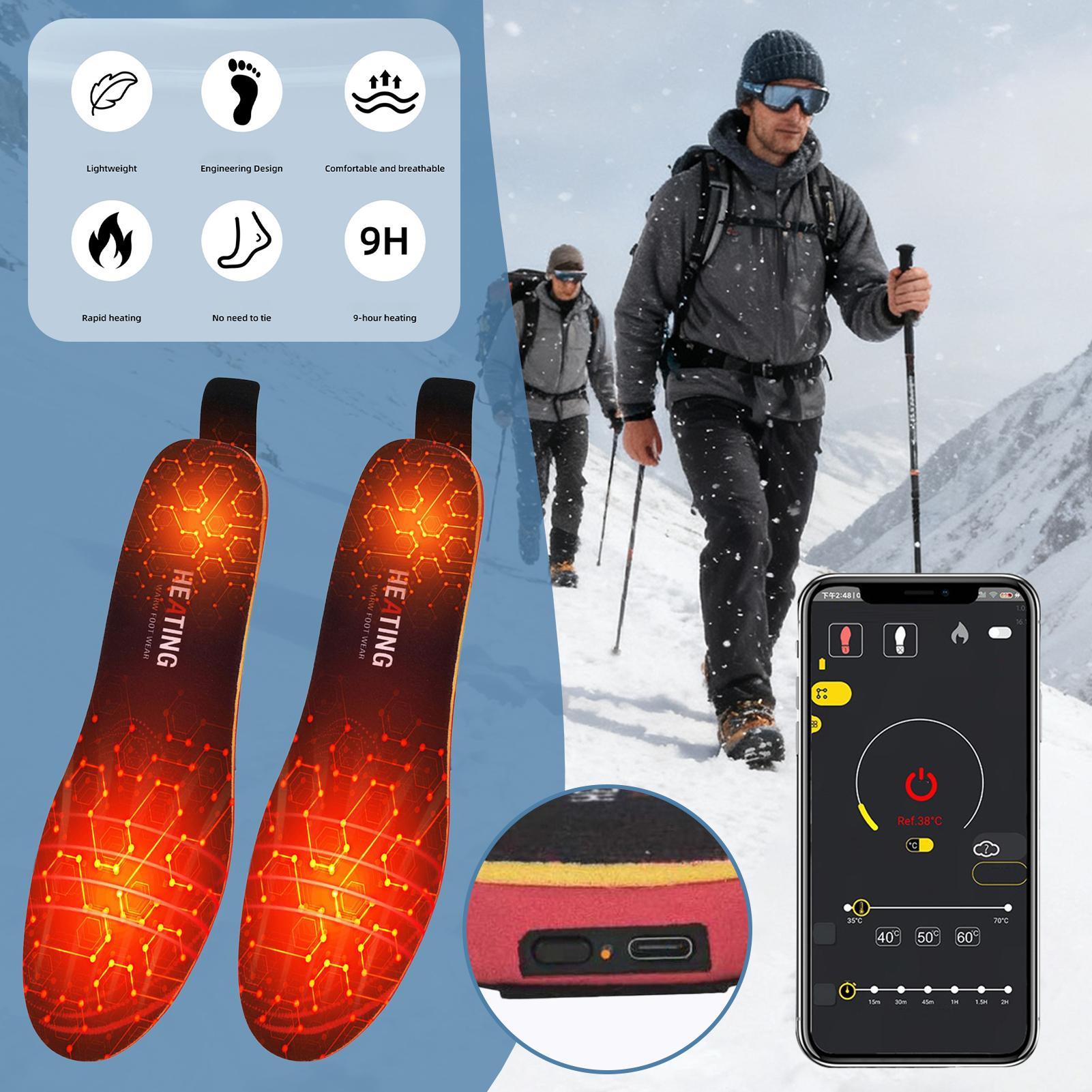 4300mAh Heated Insoles App Con - Heated Insole Rechargeable recension och pris