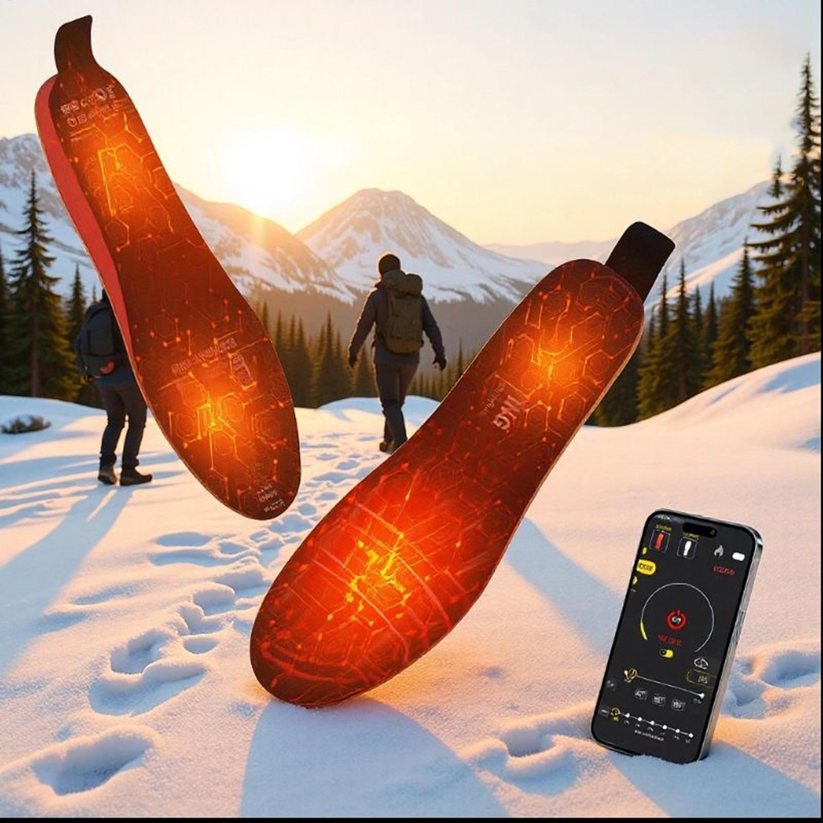 4300mAh Heated Insoles App Con - Heated Insole Rechargeable recension och pris