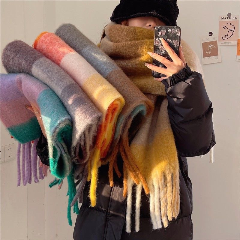 2025New Winter Thick Warm Scar - Cashmere Scarf Wrap recension och pris