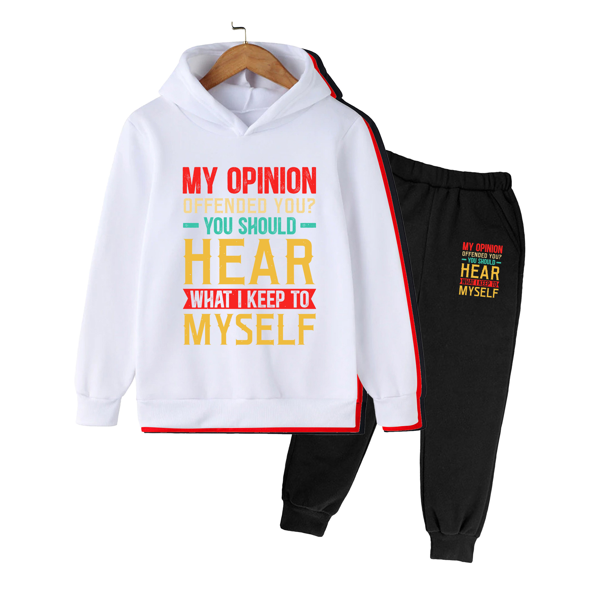 Kids Hoodie & Sweatpants Set,  - Winter Clothing Quotes recension och pris