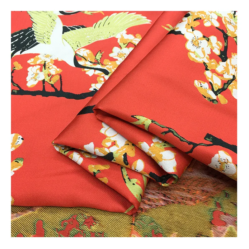 Brocade Jacquard Fabric Spring - Winter Clothing Wholesale recension och pris