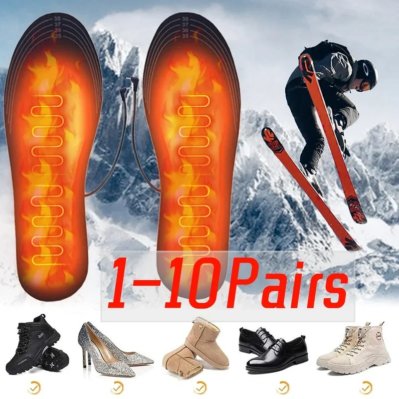 USB Heated Shoe Insoles Electr - Heated Insole Rechargeable recension och pris