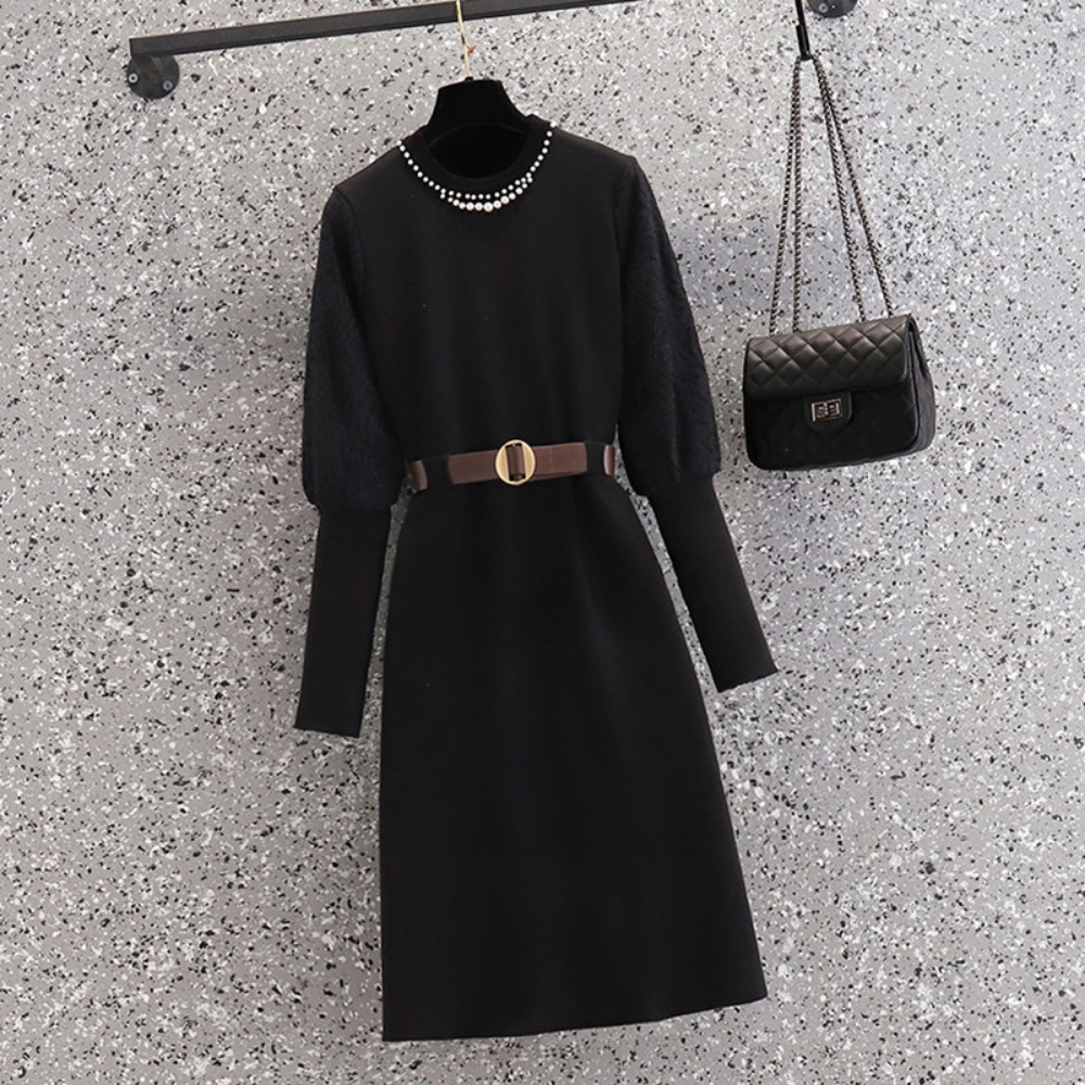 casual Elegant Beading Knit Sp - Winter Clothing Line recension och pris