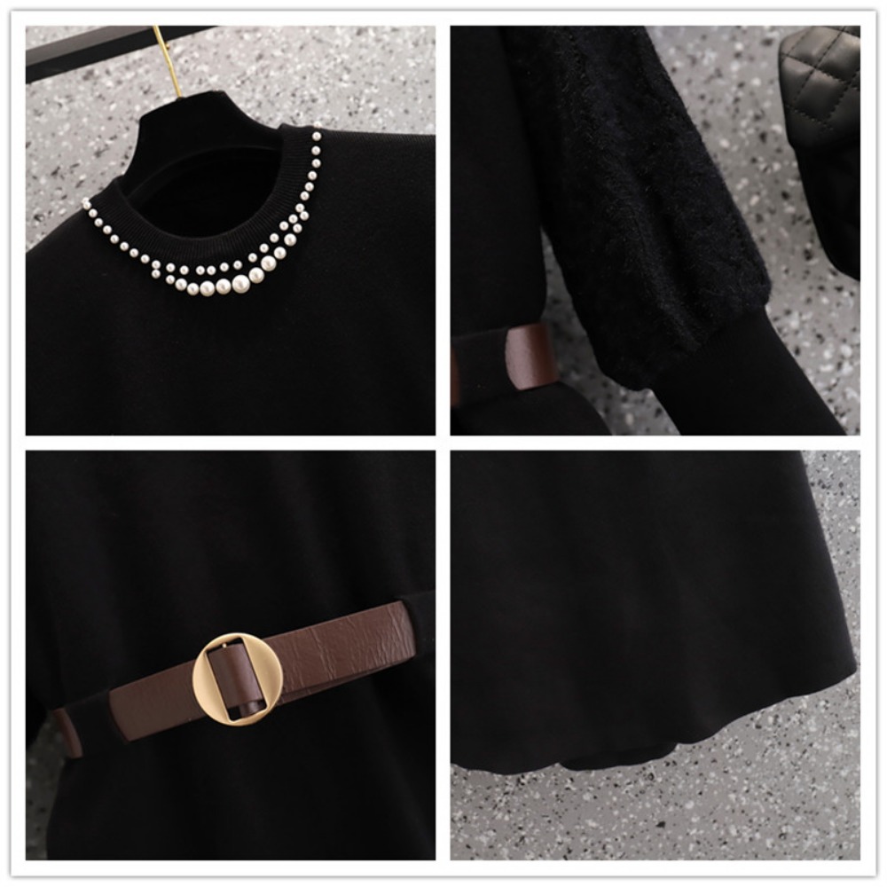 casual Elegant Beading Knit Sp - Winter Clothing Line recension och pris