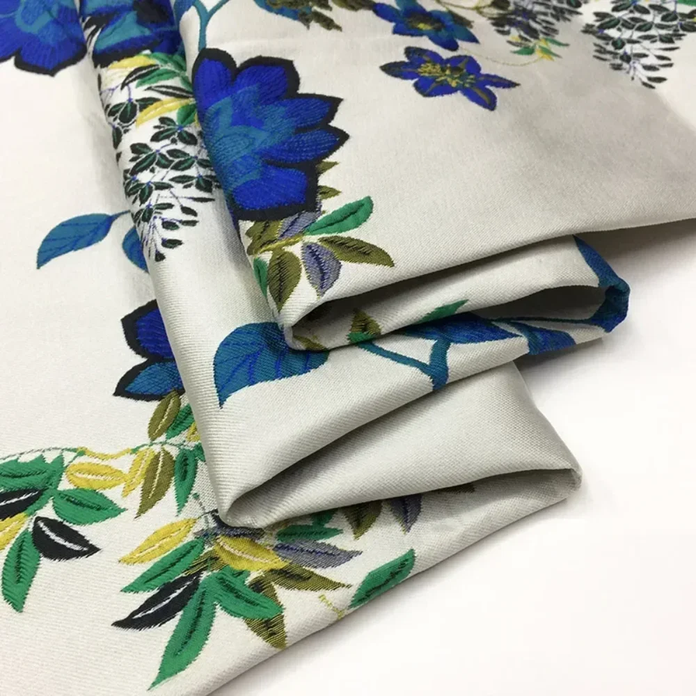 Brocade Jacquard Fabric Autumn - Winter Clothing Wholesale recension och pris