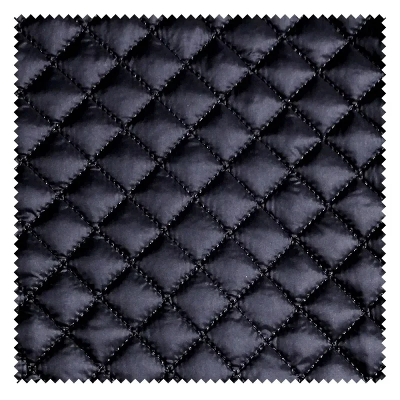 Diamond Quilted Fabric Black C - Winter Clothing Wholesale recension och pris