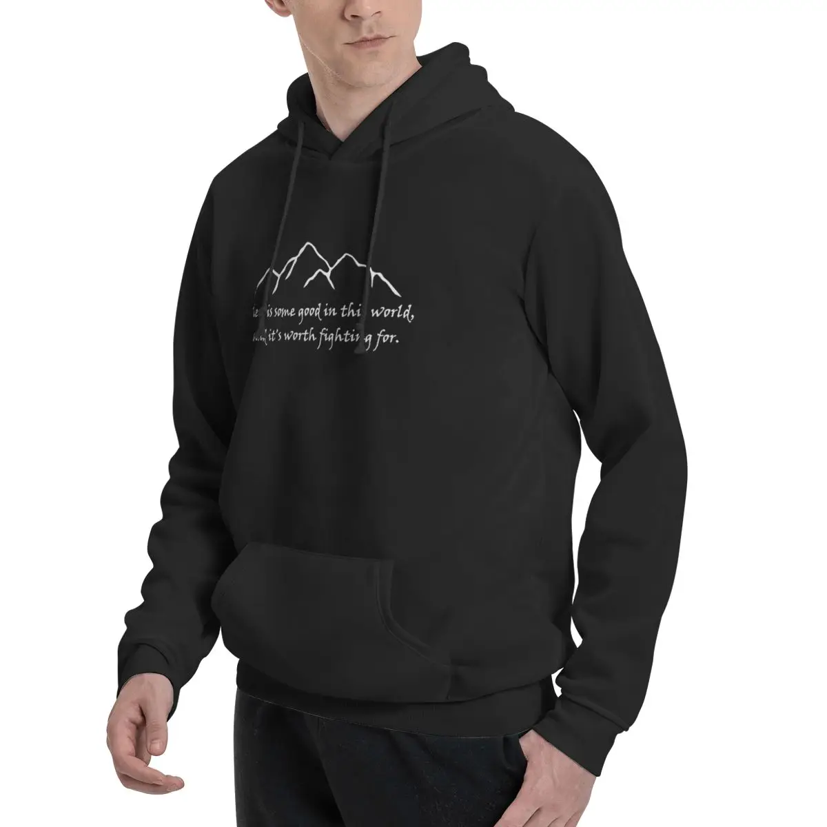 Samwise Quote Zipped Hoodies M - Winter Clothing Quotes recension och pris