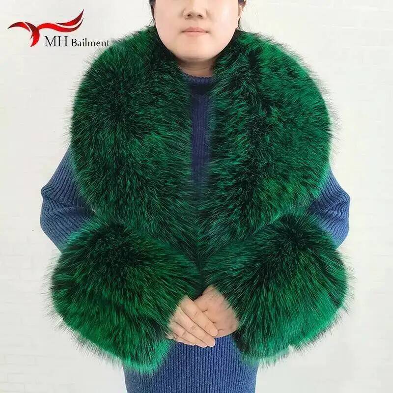 Large Women Faux Fox Fur Scarf - Winter Clothing Items recension och pris