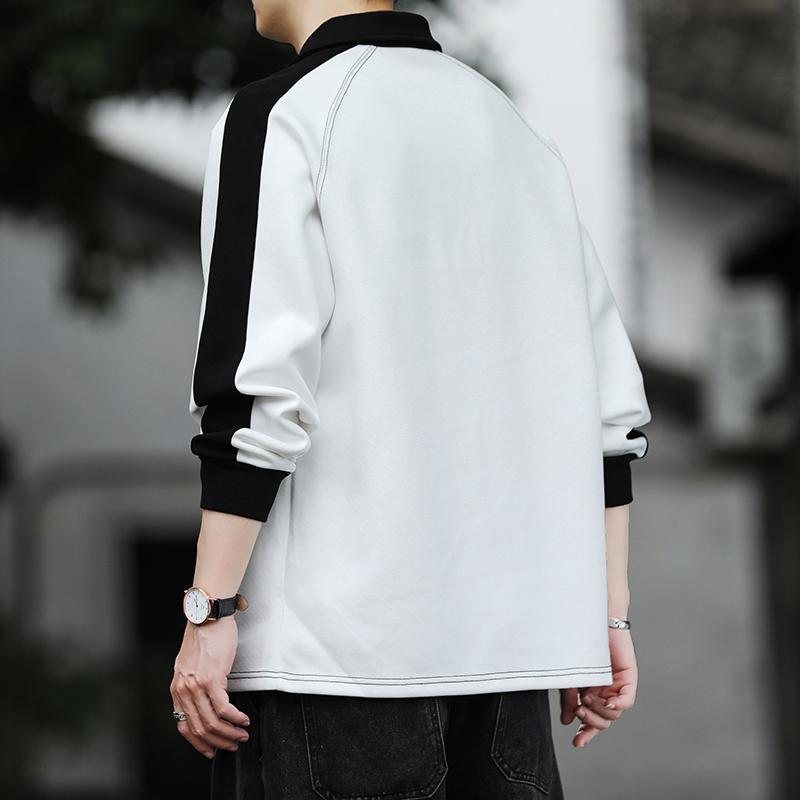 Color Contrast Mens Polo Shirt - Winter Clothing Quotes recension och pris