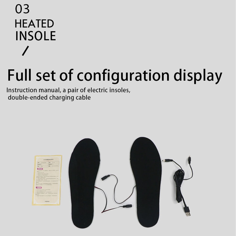 Energy Saving USB Powered Heat - Heated Insole Rechargeable recension och pris