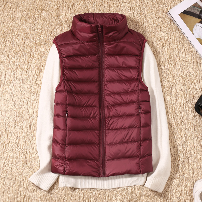 New Women Sleeveless Women's U - Down Vest Ultralight recension och pris