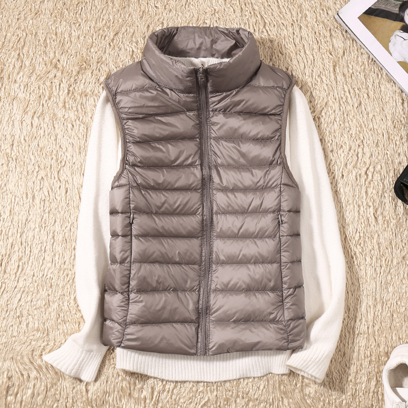 New Women Sleeveless Women's U - Down Vest Ultralight recension och pris