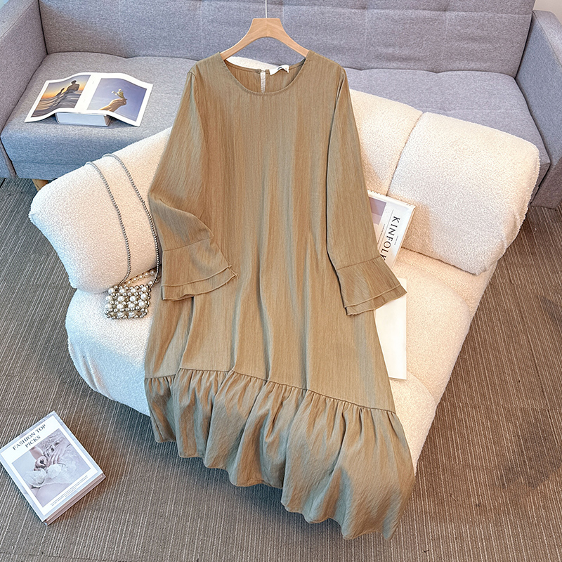 Elegant Vintage O-neck solid l - Winter Clothing Line recension och pris
