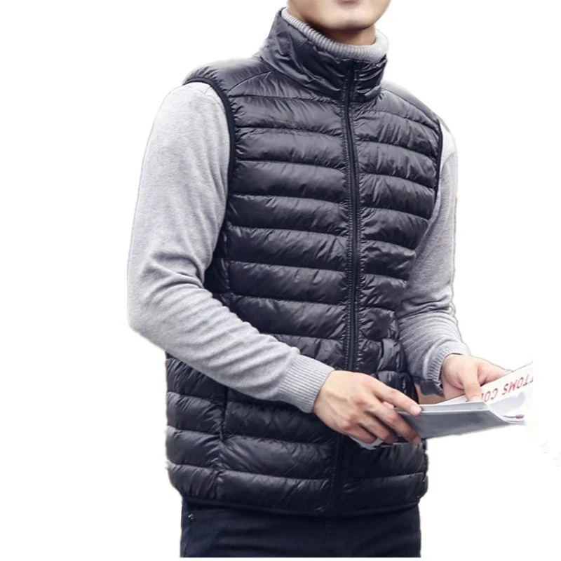 Autumn Winter Men Duck Down Ve - Down Vest Ultralight recension och pris
