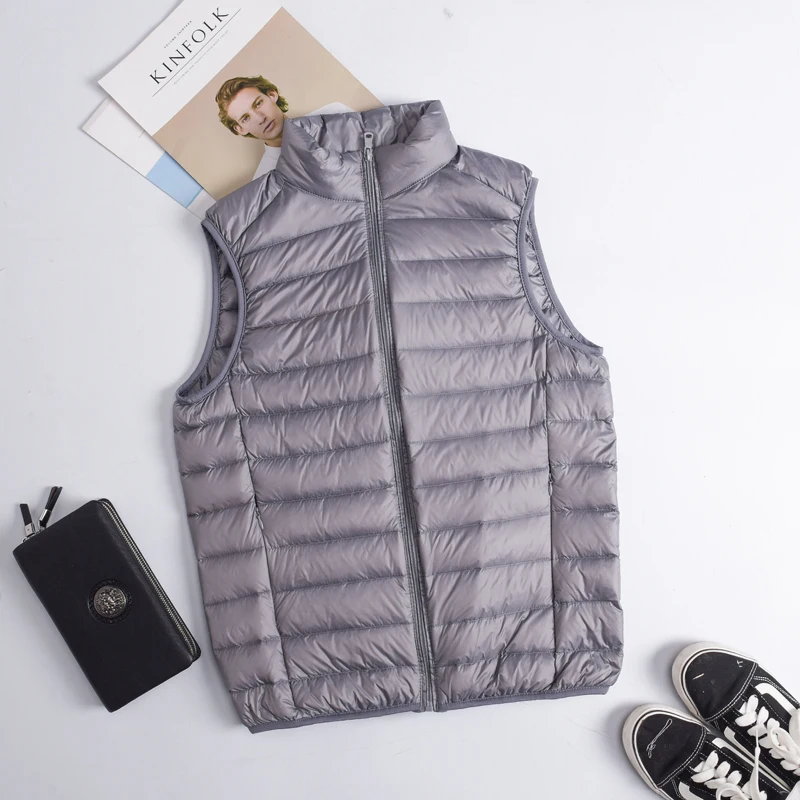 Autumn Winter Men Duck Down Ve - Down Vest Ultralight recension och pris