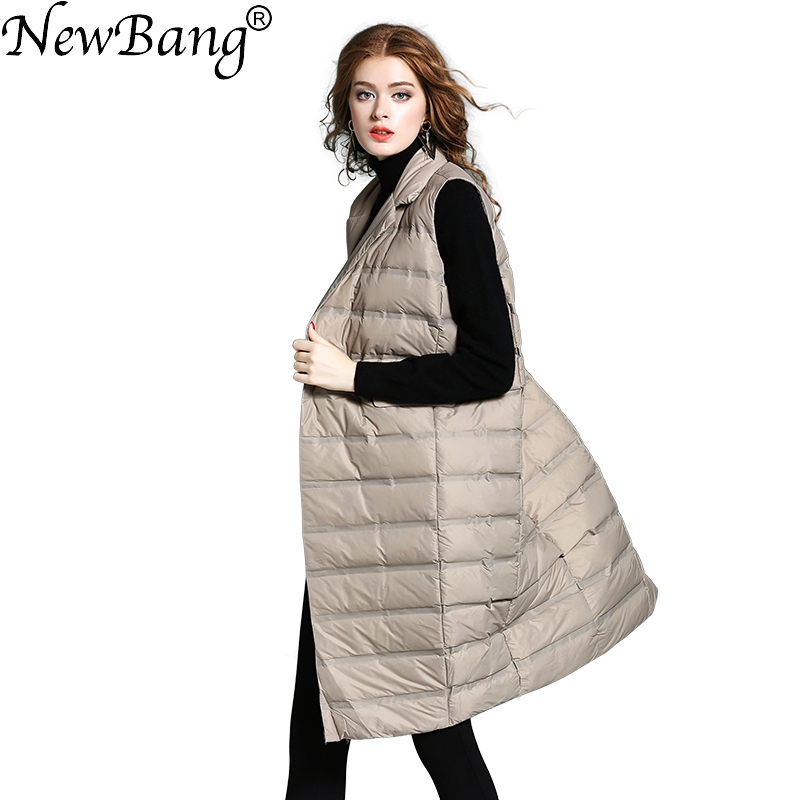 NewBang Brand Women's Long Ves - Down Vest Ultralight recension och pris