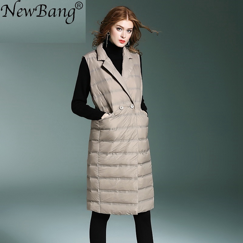 NewBang Brand Women's Long Ves - Down Vest Ultralight recension och pris