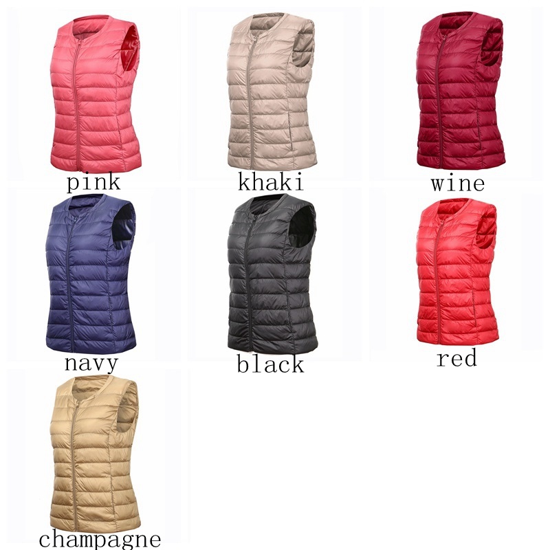 7XL 8XL Large Size Waistcoat W - Down Vest Ultralight recension och pris