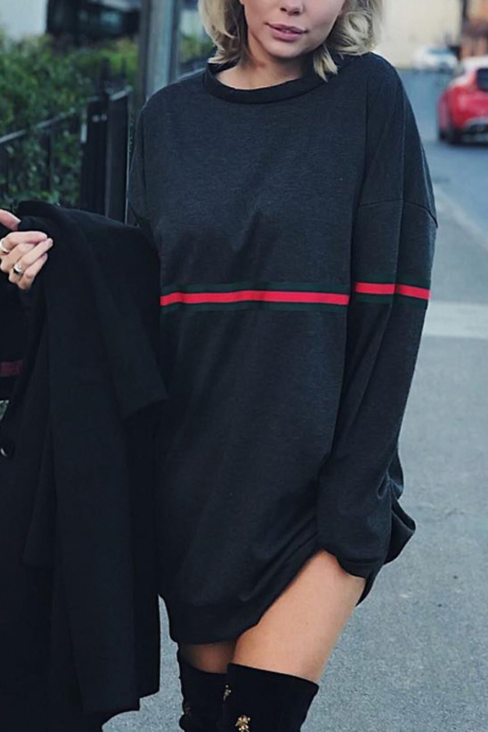 Womens Oversized Long Hoodie D - Winter Clothing H&M recension och pris