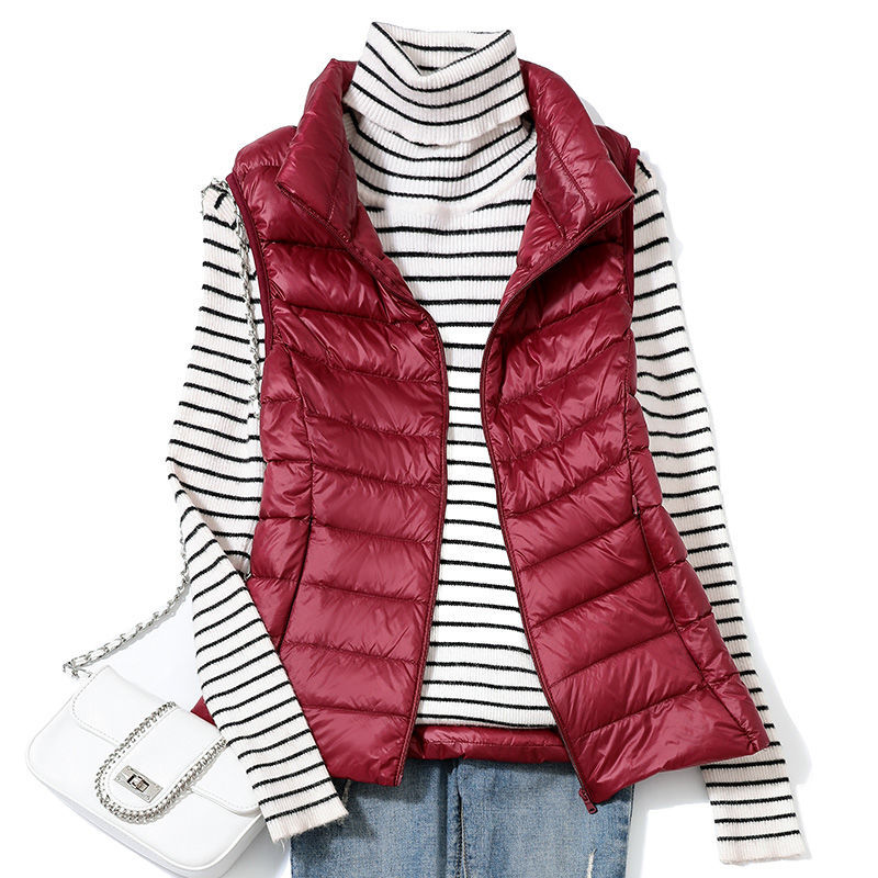 0-10℃ Women Winter Vest Autumn - Down Vest Ultralight recension och pris
