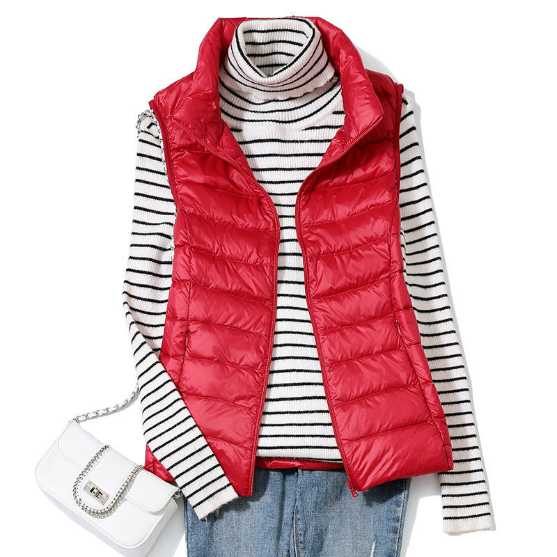 0-10℃ Women Winter Vest Autumn - Down Vest Ultralight recension och pris
