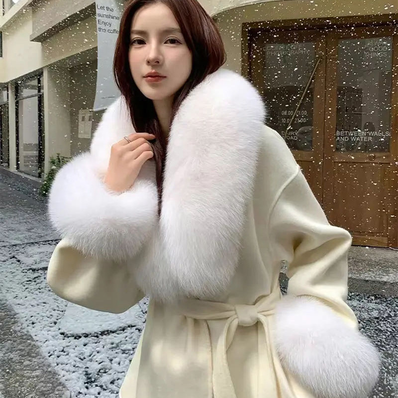 2025 Real Fox Fur Collar Winte - Winter Clothing Items recension och pris