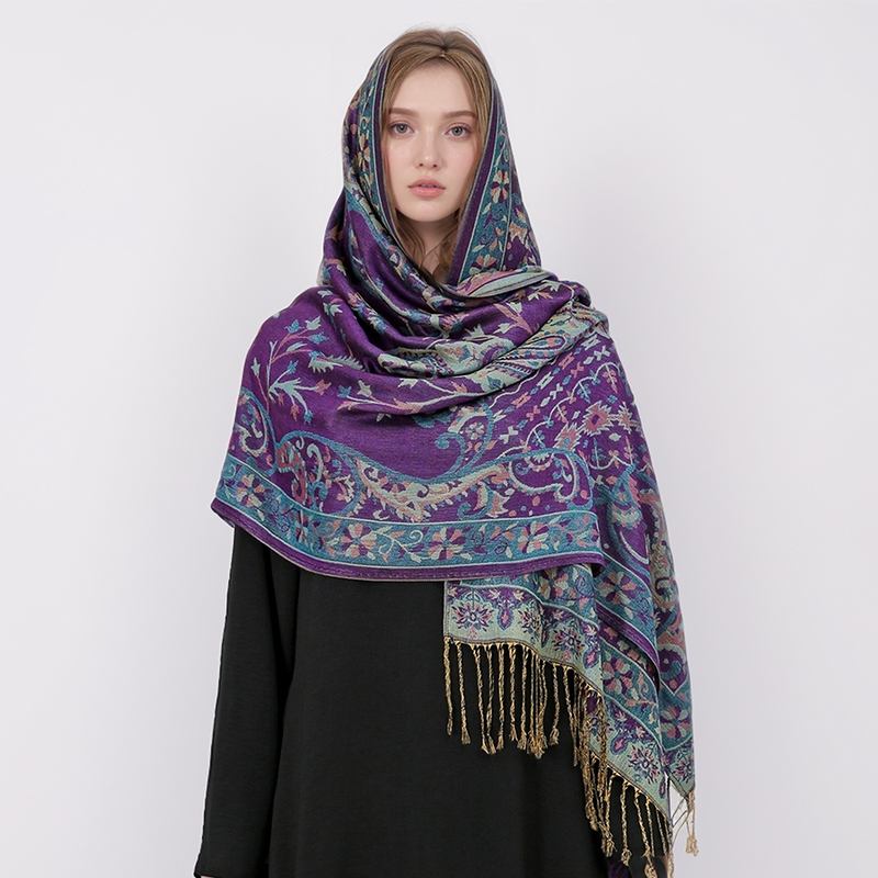 Ethnic Style Outdoor Women Ret - Cashmere Scarf Wrap recension och pris