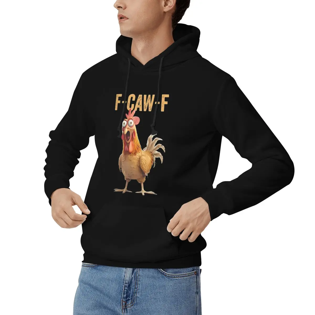 F-Caw-F Funny Chicken FCAWF Hu - Winter Clothing Quotes recension och pris