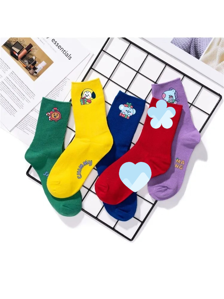 BT21 Socks Christmas Series Ca - Winter Clothing Line recension och pris