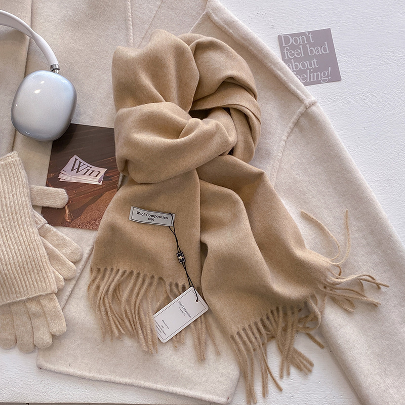 2024 Winter Wool Scarf For Wom - Cashmere Scarf Wrap recension och pris