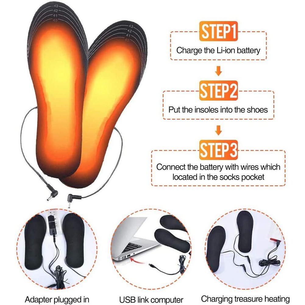 USB Rechargeable Heated Insole - Heated Insole Rechargeable recension och pris