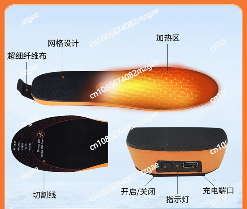 Electric heating heating insol - Heated Insole Rechargeable recension och pris