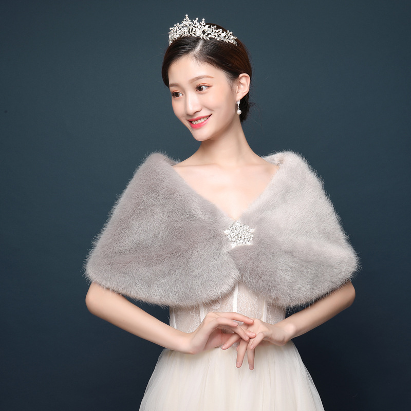 Women Bridal Shawl Wedding Cap - Winter Clothing Items recension och pris