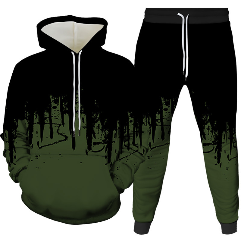 Ink Painting 3D Printed Hoodie - Winter Clothing Men recension och pris