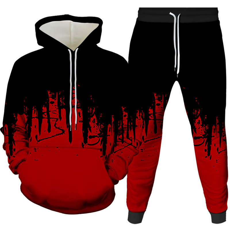 Ink Painting 3D Printed Hoodie - Winter Clothing Men recension och pris