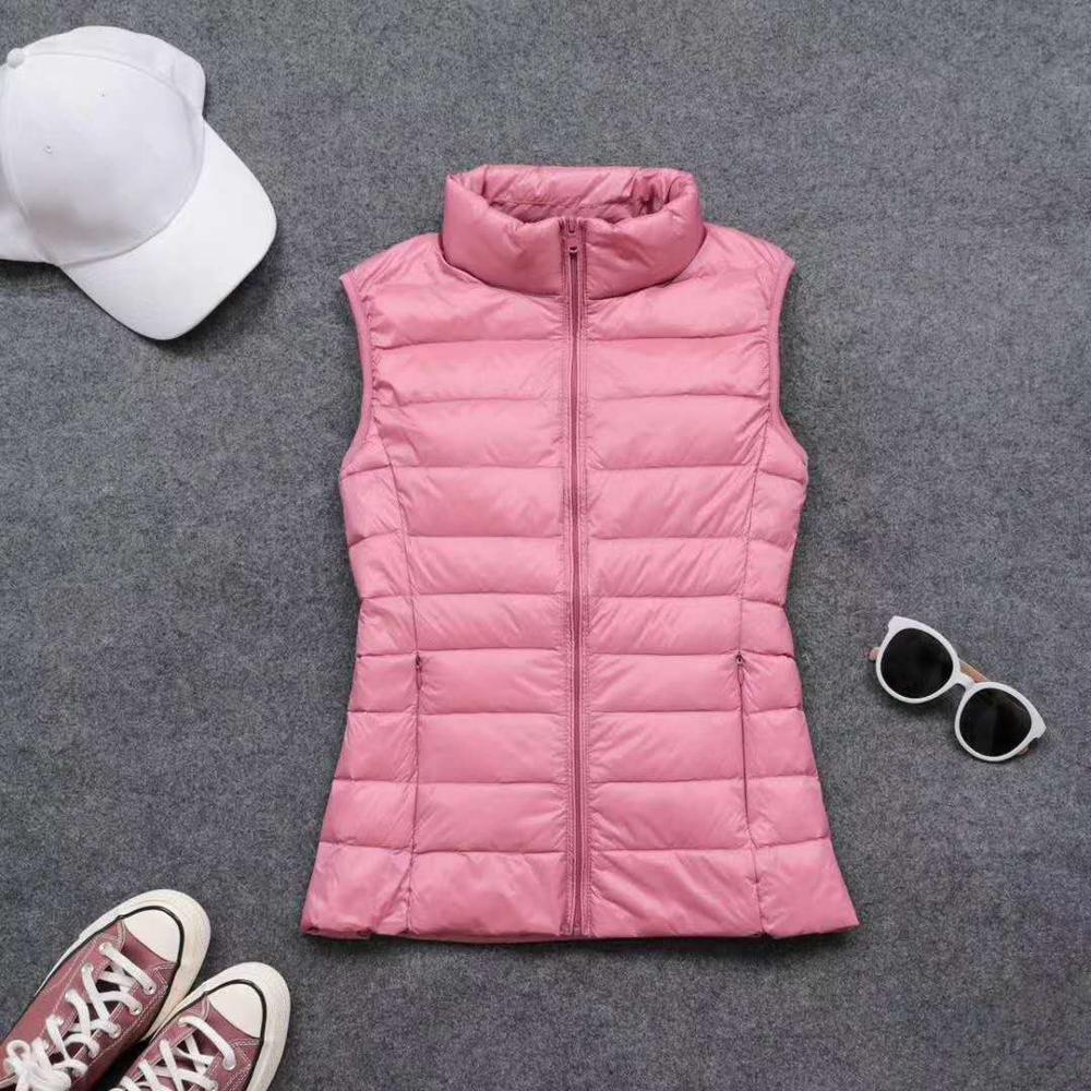 Spring autumn women 90% white  - Down Vest Ultralight recension och pris