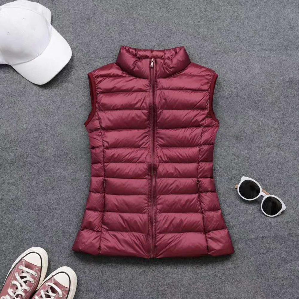 Spring autumn women 90% white  - Down Vest Ultralight recension och pris