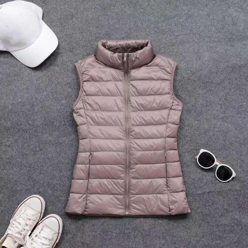 Spring autumn women 90% white  - Down Vest Ultralight recension och pris